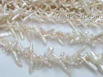 Wholesale white cross cultured pearl strands