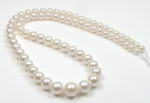 3-9mm white round gradual sizing pearl strands on sale, AA+