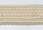 5-6mm white off-round fresh water pearl discounted wholesale, A