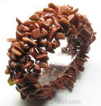 Multi-strand stretchy golden sand gem bracelet wholesale online