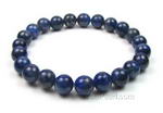 Lapis lazuli gem beaded stretchy bracelet on sale, 8mm round
