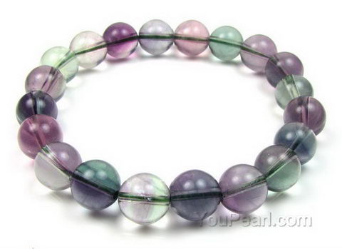 Wholesale Purple Fluorite Bracelets