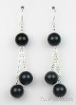 Natural rainbow obsidian gemstone earrings buy bulk, 8mm round