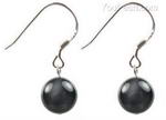 Rainbow obsidian gemstone beaded earrings online buy, 8mm round