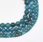 Apatite, 4mm round, natural gemstone bead strand for sale