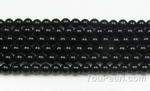 Black onyx, 4mm round, natural gemstone beads factory direct sale