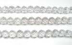 Crystal quartz, 4mm round faceted, natural gemstone beads on sale