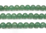 Aventurine, 10m round faceted, natural gem stone beads craft supply