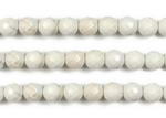 Howlite, 10mm round faceted, natural gem stone beads buy bulk