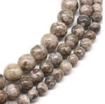 Maifanite, 10mm round, natural fossilized medicine stone bead bulk sale