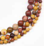 Mookaite, 6mm round, natural gem stone beads on sale