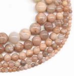 Orange moonstone, 6mm round, peach moonstone natural gemstone beads for sale