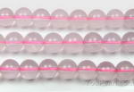 Rose quartz, 8mm round, natural pink gemstone beads jewelry supplies