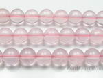 Rose quartz, 10mm round, natural pink gemstone strand on sale
