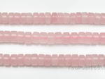 Rose quartz, 6x8mm wheel, natural pink gemstone beads wholesale online