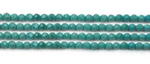 Turquoise, 3mm round faceted, natural gemstone beads discounted sale