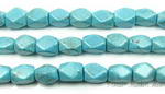 Turquoise, 11x11mm cylinder facted, gemstone beads discount sale