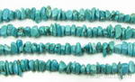Turquoise, 5-8mm chip, natural gem stone jewelry making supplies