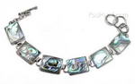 Abalone/paua rectangle shell bracelet wholesale