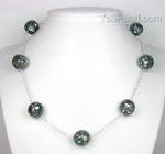 Abalone shell mosaic bead tincup necklace whole sale online