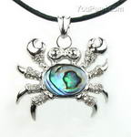 Abalone/Paua crab shell pendant for sale online Abalone/Paua crab shell pendant for sale online