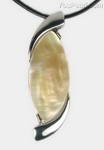 Yellow shell oval pendant factory direct sale