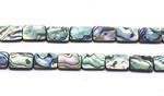 Paua shell beads, 8x10mm rectangle, natural shell bead factory direct sale