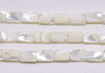 Mother of pearl beads, 10x14mm rectangle, natural MOP beads factory direct buy