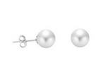 6mm white round shell pearl sterling stud silver earrings buy online