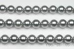 8mm light gray round shell pearl strand wholesale online