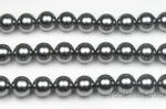 10mm dark gray round shell pearl beads craft supply
