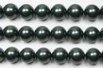 12mm round black shell pearl factory buy bulk