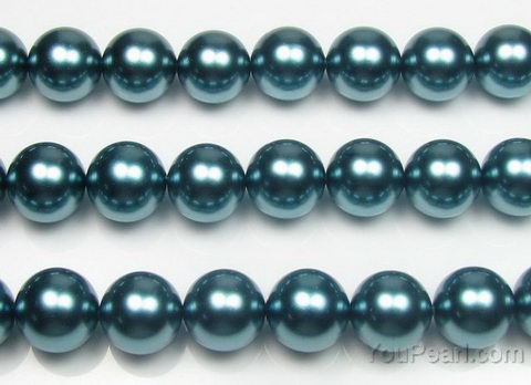Wholesale 9Colors Fashion South Sea Shell Pearl 12mm Round Beads Earrings AAA+ 
